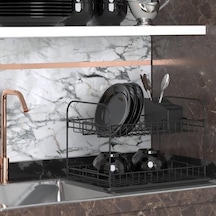 Geseus Home İki Katlı Tabaklık Bulaşıklık Mat Siyah Kb007s Siyah Geseus Home İki Katlı Tabaklık Bulaşıklık Mat Siyah Kb007s Siyah