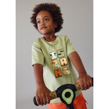 Mayoral Erkek Çocuk Baskılı Tshirt Yeşil Yeşil