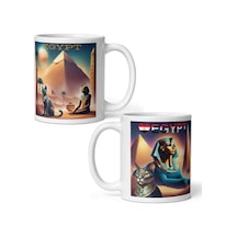 Mısır Kupa Bardak 2 Adet Seyahat Hatıra Egypt Mug