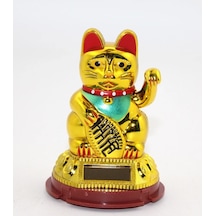 Güneş Enerjili Pati Salayan Şans Kedisi Maneki Neko Alk2931 - 1915