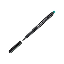 Faber-castell Siyah Permanent Marker 1.0 Mm Kalınlıkta Tepegöz Ve Düz Yüzeyler İçin Uygun Çok Renkli