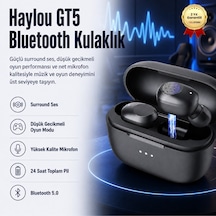 Haylou Gt5 Gaming Kulak İçi Tws Surround Ses Ipx7 Yüksek Kalite Mikrofon Bluetooth Kulaklık-940