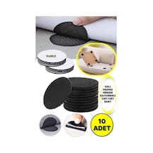 Halı Paspas Sandalye Minderi Merdiven Halısı Kaydırmaz Sabitleme Yapışkanlı Cırt Cırt Bant - 10 Adet