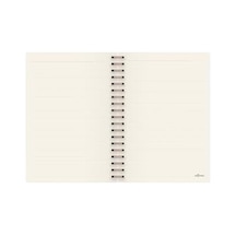 Marble Spiralli Defter Çizgili Rise 17x24 Cm 103 Ivory