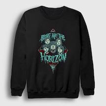 Presmono Unisex Band Bring Me The Horizon Sweatshirt Siyah