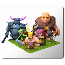 Clash Of Clans Supercell Mobile Game Baskılı Mousepad Mouse Pad