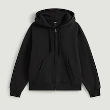 Vans Salton Full-zip Kadın Sweatshirt Vn000w1bblk1 Siyah