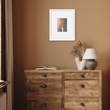 Beyaz 11x14 Resim Çerçevesi - Mat İle 5x7 Çerçeve Veya 11x14 Çerçeve Olarak Kullanın - Kırılmaya Dayanıklı Camlı Ahşap Ve Duvar İçin Asma Donanımı İçerir