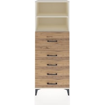 Hyperion Dolap 2 Raflı 5 Çekmeceli 60x44x163 Aytaşı-çam Aytaşı