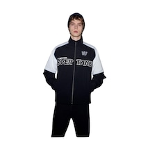 Defacto Oversize Geniş Kalıp Dik Yaka Su Geçirmez Mont F8460ax26spbk27 Siyah-bk27