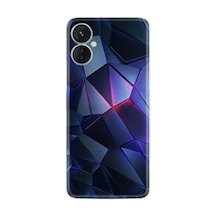 Tecno Spark 9t Kılıf Resimli Desenli Silikon Platinium Series Üçgenler 2 1872