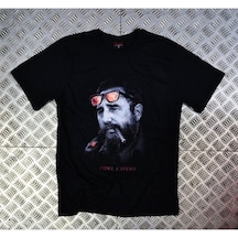 Stoned&Fame Fıdel Castro Baskılı T-shirt SIYAH Stoned&Fame Fıdel Castro Baskılı T-shirt SIYAH