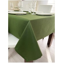 Sıvı Geçirmez Dertsiz Masa Örtüsü Yeşil