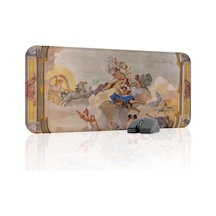 Ortaçağ Sanat Oyuncu Gaming Mouse Pad Kauçuk Kaymaz Taban Mousepad V1, 70x30 Xl