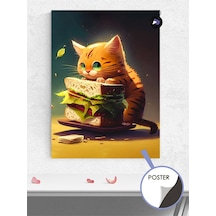 Cute Cat Kedi Manga Anime Poster - Afiş - Dekoratif Duvar Posteri