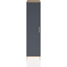 Hyperion Dolap 4 Raflı Tek Kapaklı 44x44x182 Çam-antrasit Çam