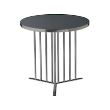 Ekgconcept Ultra Lüx Mercedes Fiskos Sehpa 18mm Hıghgloss Yüzey Paslanmaz Kararmaz Çelik Ultra Lak Kaplama Gümüş