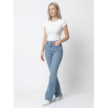 LOFT Belinda Slim Fit Kadın Pantolon Lf2043781 Q1.v1 Denim