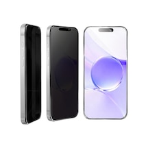 İphone 16 Pro Bilvis 5in1 5d Magic Hayalet Cam Ekran Koruyucu - Siyah