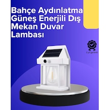 Mey İthalat Güneş Enerjili Hareket Sensörlü Duvar Lambası