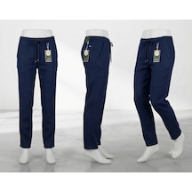 Atkgiyim Atk Giyim Ham Keten Jogger Pantolon Regular Kesim - Bej, Beyaz, Siyah, Lacivert K.Lacivert