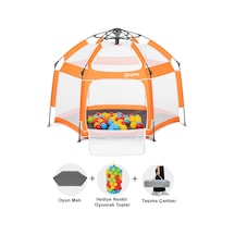 Foldy Plus Katlanabilir Bebek ve Çocuk Oyun Parkı Alüminyum Kolay Kurulum Oyun Matı Ve Toplar