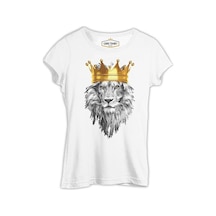 Aslan - The King Beyaz Kadın Tshirt 001