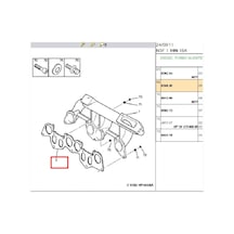 Egzoz Manifold Contası Partner Xud9 41203021-0348j0