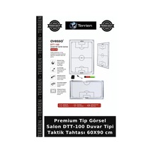 Premium Tip Görsel Salon Dtt-100 Duvar Tipi Taktik Tahtası 60x90 Cm Çok Renkli