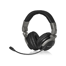 Behringer  BB-560M Yüksek Kaliteli Mikrofonlu Profesyonel Bluetooth Referans Stüdyo & DJ Kulaklık - Siyah/Gümüş