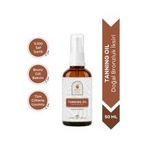 Tanning Oil Havuç Yağı & Kakao Yağı Özlü Doğal Bronzluk İksiri 50 Ml %100 Saf
