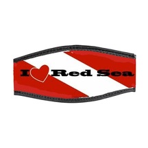 BestDivers Maske Arkalığı Red Sea Neopren Velkrolu Siyah