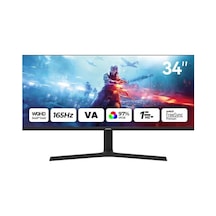 Mp3424-y 34" 165hz 1ms Curved Gaming Monitör Uwqhd 3440x1440, Ultrawide, Hdmı Displayport