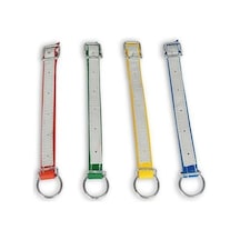 Melasty Küçükbaş Boyun Kayışı Delikli Derili Sarı - 60 Cm -3086