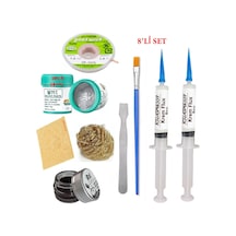 Best Krem Lehim 183 C 50gr Havya Uc Temizleyici Flux Lehim Toplama Cp-1515 Lehim Emme Teli Spatula Seti1 Tk04