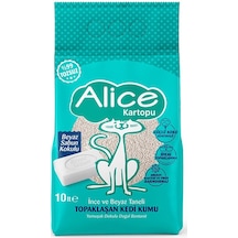 Alice Kartopu İnce Taneli Kedi Kumu/Beyaz Sabun Kokulu 10 L