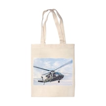 Anahtarlık Sepeti Bez Çanta - UH 60 Helikopter