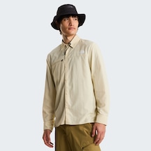 The North Face Packable Long Sleeve Erkek Gömlek C-the0a8ftrdomdom Bej