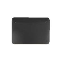 Wiwu Skin Pro MacBook Pro 14 2021 A2442 uyumlu Çanta & Stand & Kılıf PU Deri Mıknatıslı Kapak ZORE-219949 Siyah