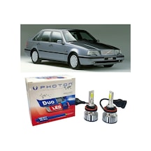 Volvo 440 Led Xenon Uzun+kısa Far Ampulü H4 Duo Yeni Seri Beyaz