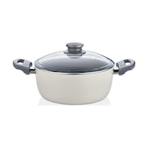 Cem Soft Seramik Grey Tencere 20cm Gri - 728827896 Gri