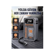 Novento Şarjlı Kablosuz Hava Pompası 150 Psı Basınç, Led Ekran Ve 6000mah Batarya