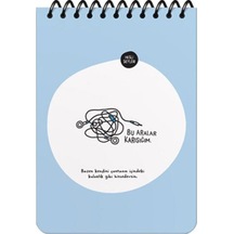 Hisli Şeyler A6 Çizgili Defter - Bu Aralar Karışığım