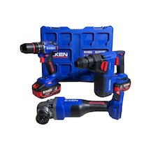 Exen EN 304 SET 21V 4AH Kömürsüz Şarjlı Makine 3'lü Set