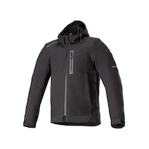 Alpinestars Neo Wp Kapüşonlu Korumalı Motosiklet Montu Siyah