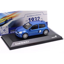1:43 Ölçek Solido 2003 Renault Clio V6 Ph.2 Bleu Iliade Diecast Metal Minyatür Model Araba 10cm