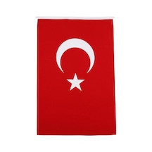 Türk Bayrağı Alpaka Kumaş 120x180cm. Kırmızı / 120 X 180 1