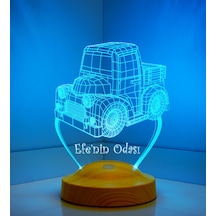 Çocuk Odası Aydınlatması Kamyon Kişiye Özel Led Lamba