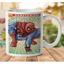 1-2006 Spider Man Homecoming Comic Cover İki Tarafı Baskılı Kupa Bardak.jpg