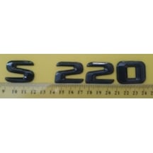 Mercedes Uyumlu Yazı S 220 Siyah